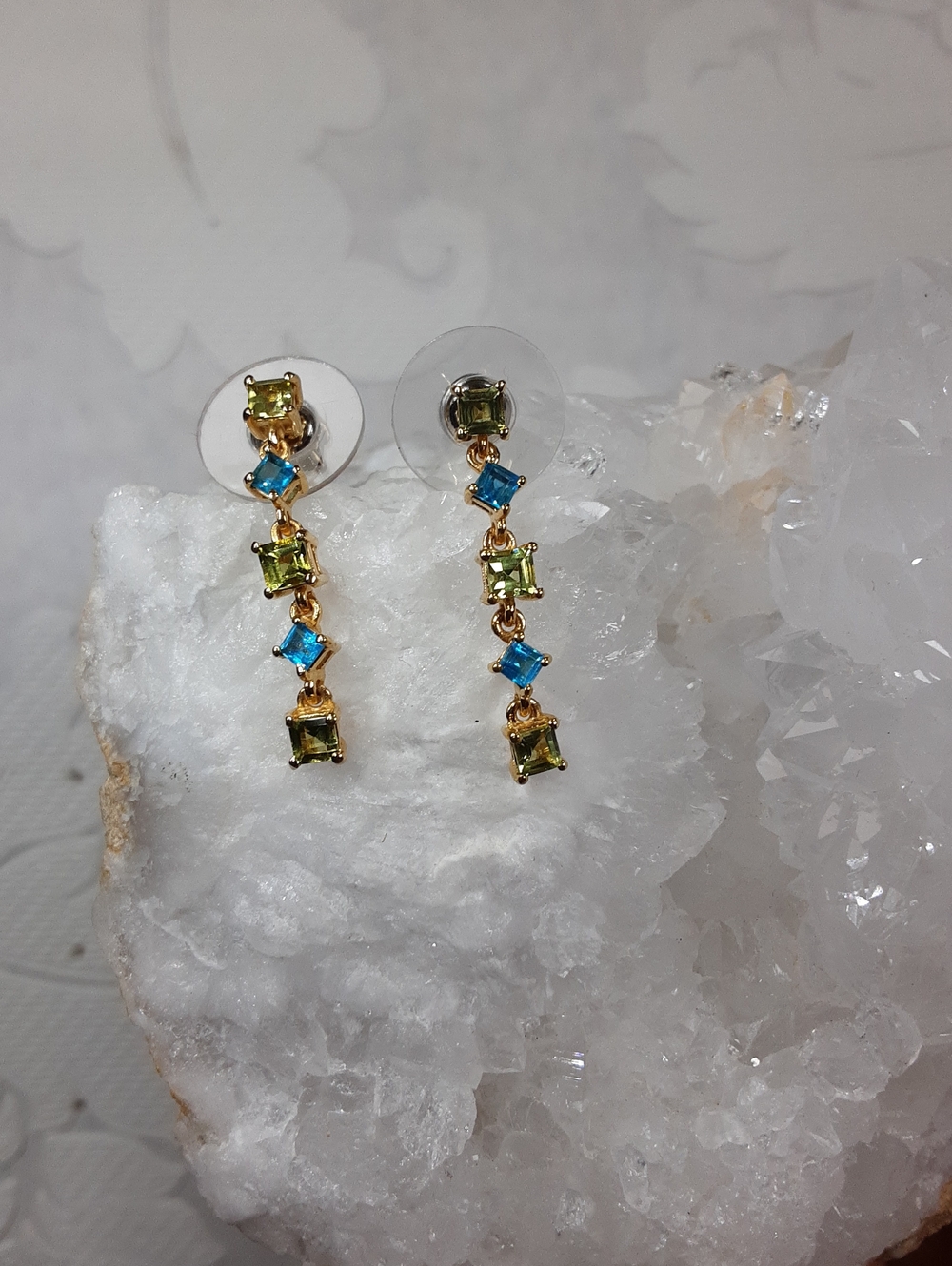 925 gemstone earrings.